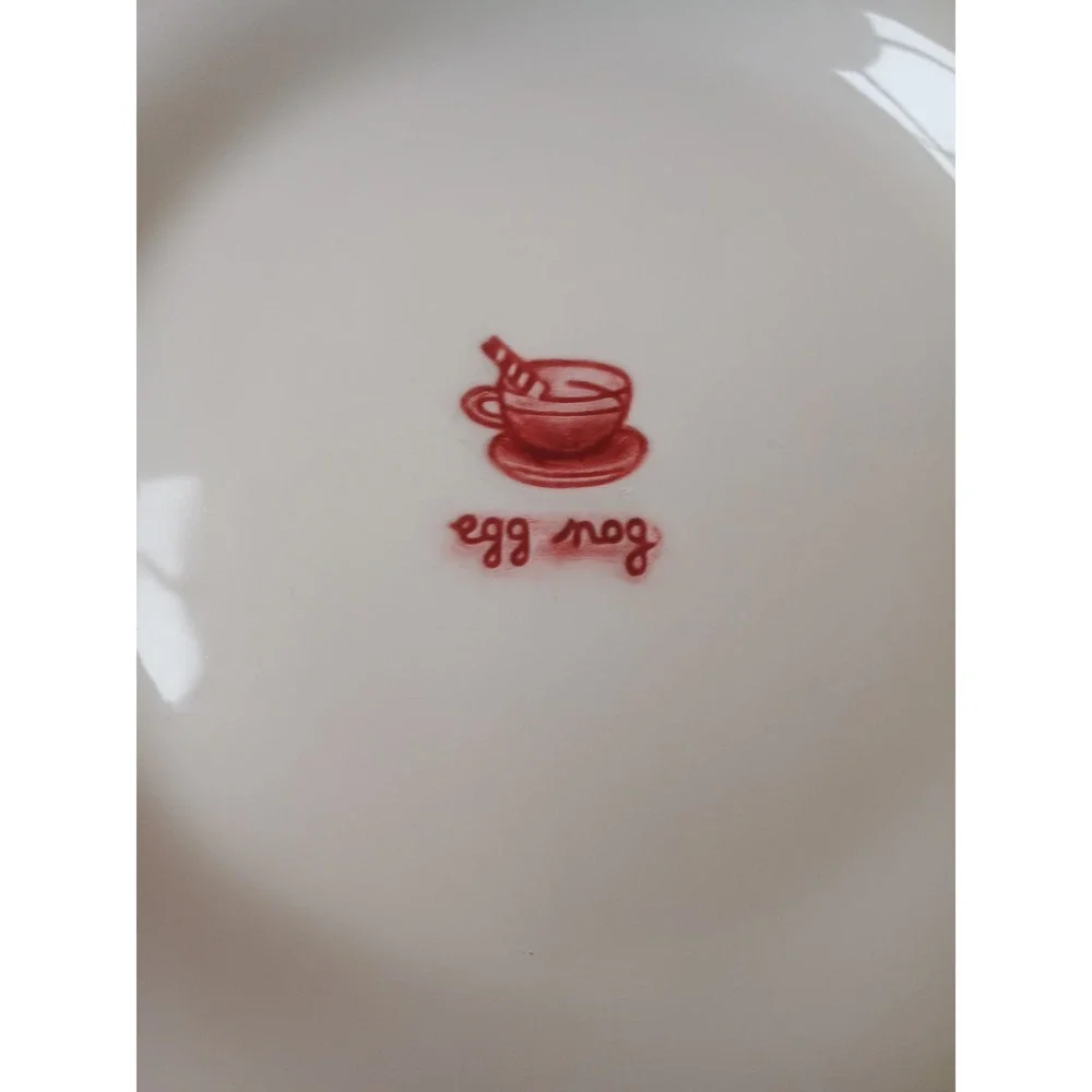 Williams‎ Sonoma Set of 5 Dessert Plates Holiday Hot Drinks Assorted Frstive